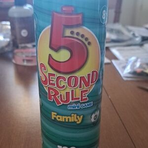 5 Second Rule Mini Game - Family Edition/ BUNDLE ONLY 2 OR MORE ITEMS
